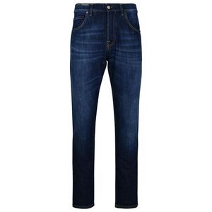 Pt05 Navy Cotton Blend Jeans Men